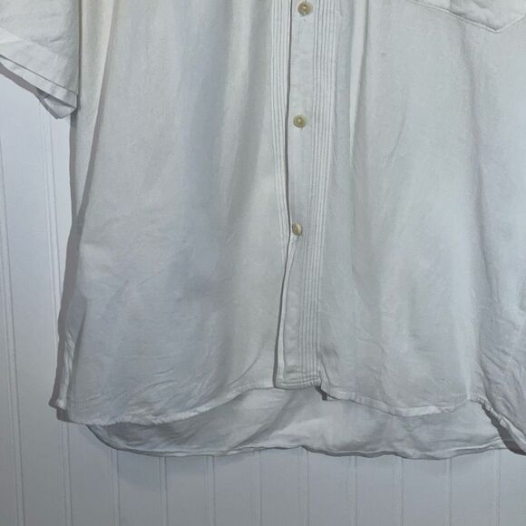 Vintage Malri Hand Made Embroidered Button Down Mens XXL Short Sleeve Old Money - Picture 3 of 11
